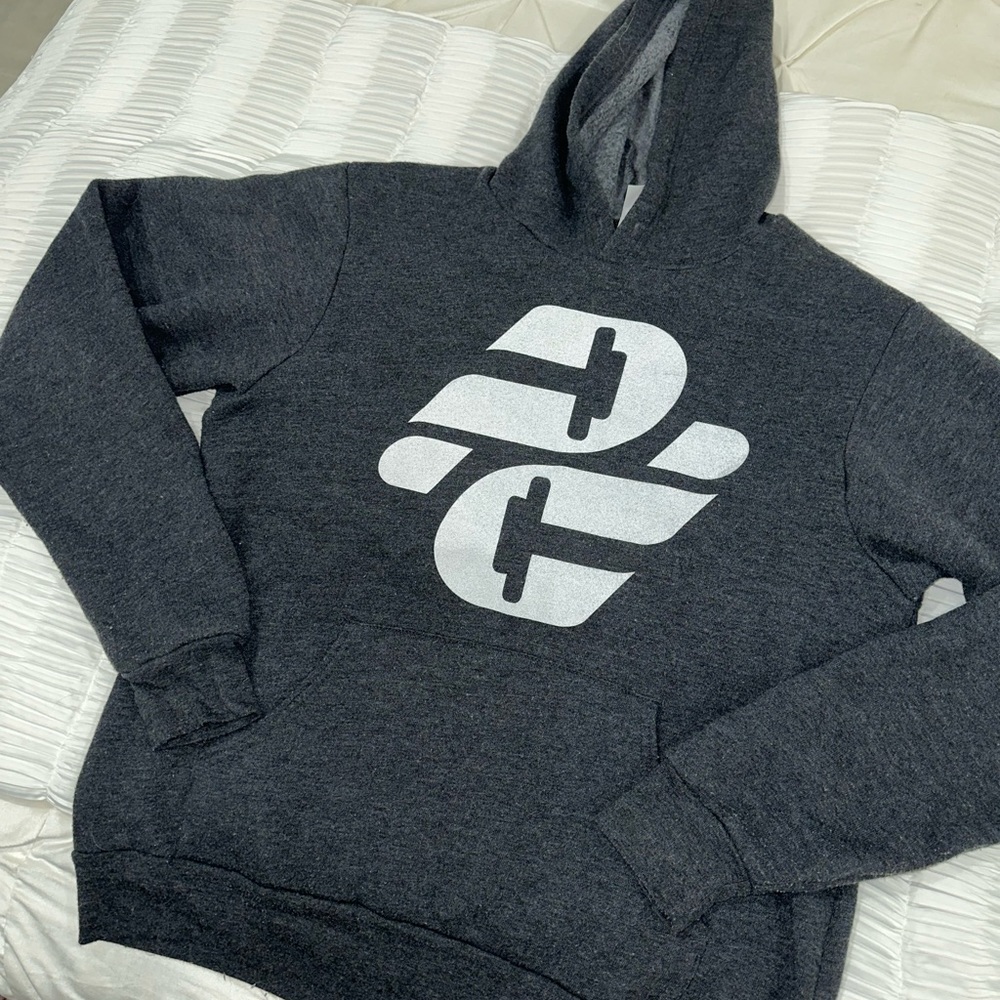 Medium, Grey, Pro Physique hoodie.